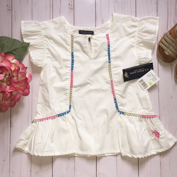 U.S. Polo Assn. Other - U.S. Polo Association Girls Blouse Size 4 NWT